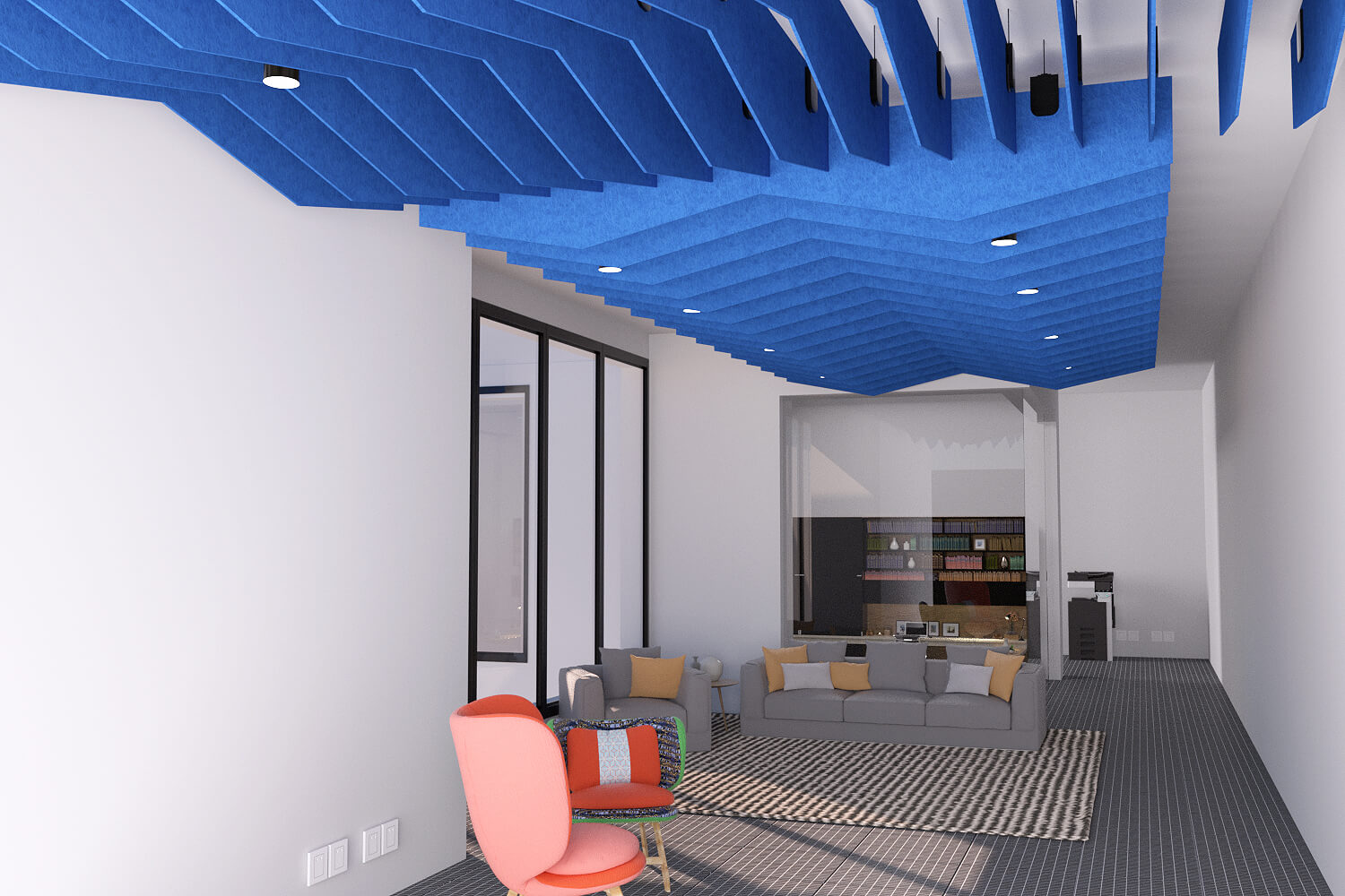 acoustic ceiling baffle