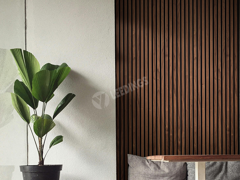 Wood Slat Panel Banner